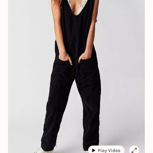 We The Free High Roller Cord Jumpsuit - like new, worn once
